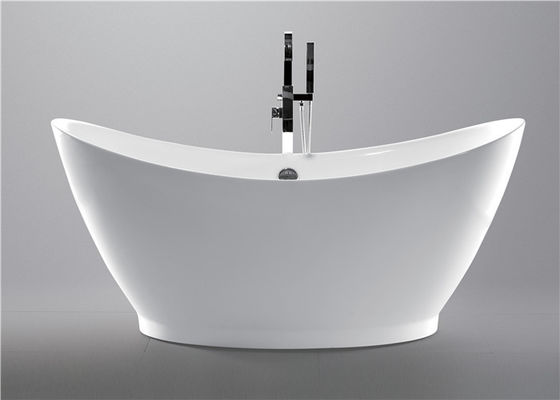 Contempoary Simple Small Freestanding Soaking Tub , Oval Garden Tub 3 Years Warranty supplier