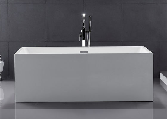 Seamless PMMA Acrylic Free Standing Bathtub Portable High Water Capacity supplier