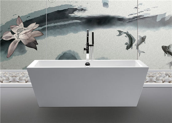 Durable Small Bathroom Freestanding Tub 60 Inch Soaking Tub Multiple Colors supplier