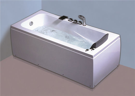 Newly cheap comfortable jacuzzi /  whirlpool massage retangle white color bathtub supplier