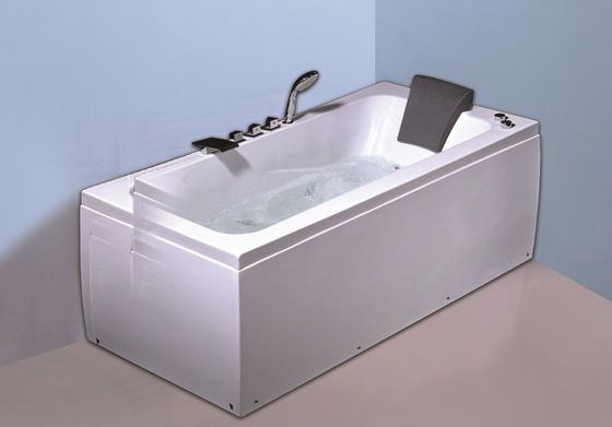 6 Big Water Jets Bubble Bath Jetted Tub , Heated Whirlpool Tub With SS Frame supplier