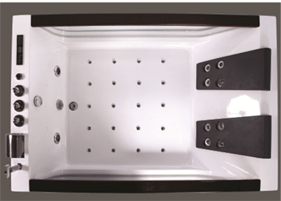Electronic Control Large Jacuzzi Bathtub , Jacuzzi Air Tub With 8 Hydrotherapy Jets supplier