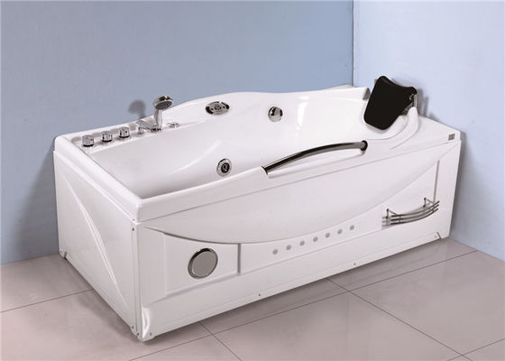 Large Whirlpool Tub With LED Light Shower Unit , Jet Spa Tub For Household supplier