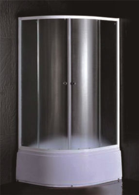 Corner Stand Up Shower Stall , Sector Enclosed Shower Cubicles In Small Bathroom supplier
