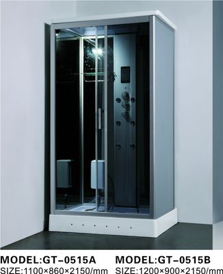 Durable Walk In Steam Shower Cubicle , Jacuzzi Steam Shower Cabins With Seat supplier