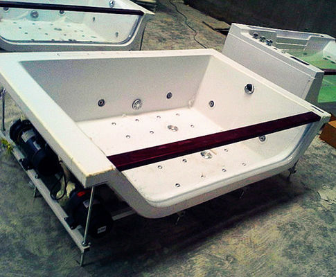 Hydrotherapy Bath Jacuzzi Whirlpool Bath Tub White With FREE Remote Control