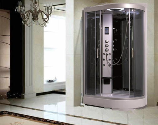 Large Quadrant Shower Cubicle Shower Corner Unit With Sector Shape Sitting Bathtub supplier