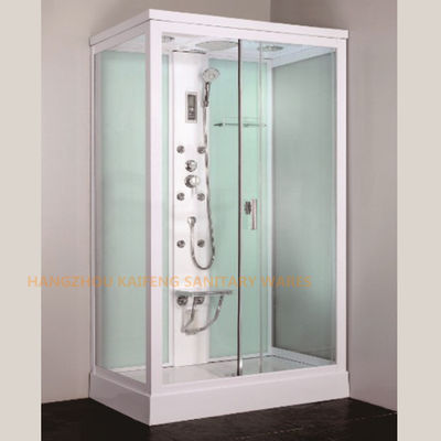 1200 x 800mm rectangular steam shower bath cabin computer controlled supplier