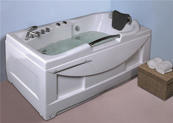 Cheap  whirlpool bathtub / jacuzzi  white color hot tub with handle shower supplier