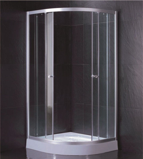 Clear Tempered Glass Shower Cabin With 2 Fixed Panel And 2 Sliding Doors