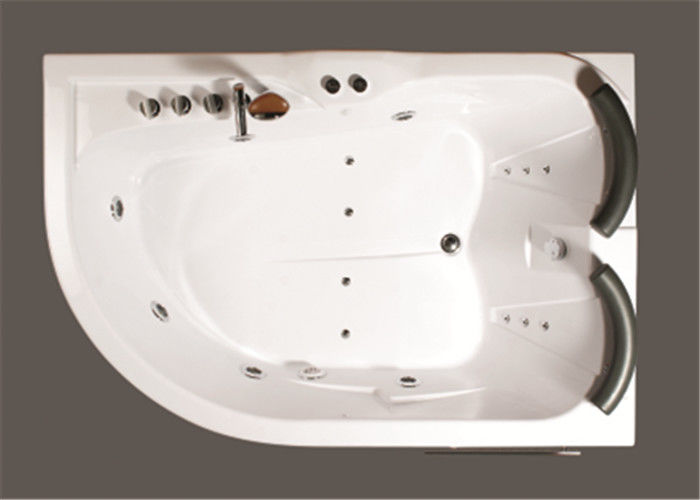 Contemporary Whirlpool Therapy Tubs Curved Apron Bathtub With Thermostatic Faucet supplier