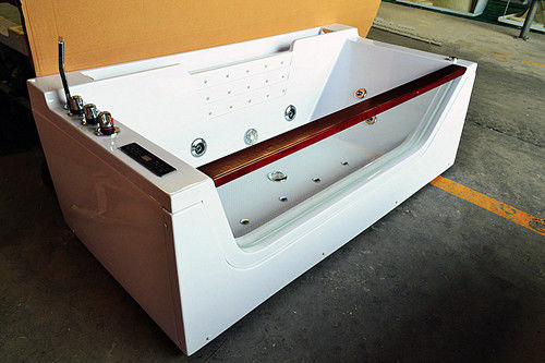 One Person Hydrotherapy Mini Indoor Hot Tub Square With Bluetooth Upgrade