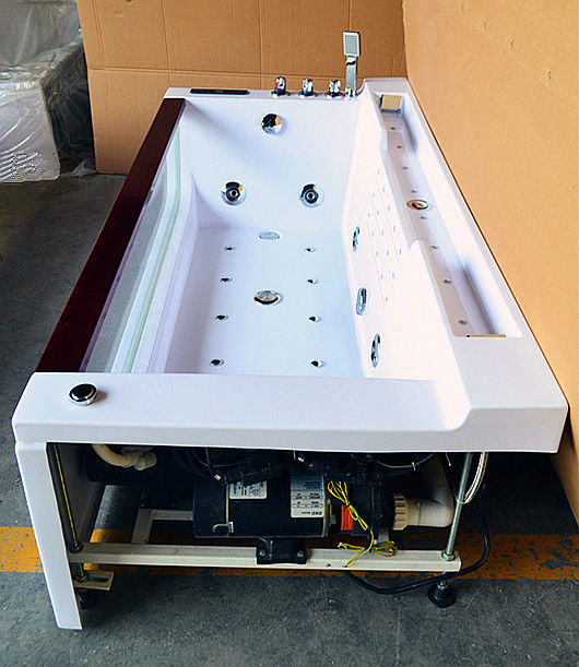 One Person Hydrotherapy Mini Indoor Hot Tub Square With Bluetooth Upgrade