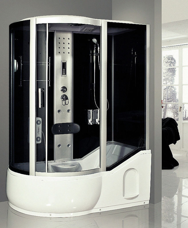Large Steam Shower Tub Combo Jacuzzi Shower Stalls With 6 Directional Hydrotherapy Jets supplier