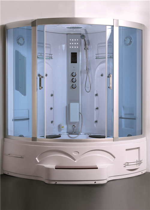 Multi Colored Steam Shower Bath Combo, Jacuzzi Bathtub And Shower Combo