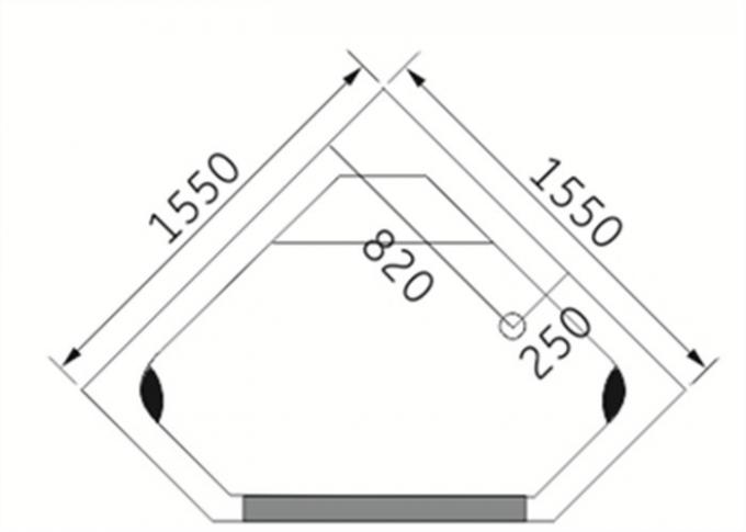 American Standard Freestanding Jetted Tub , High End Corner Jacuzzi Bathtubs