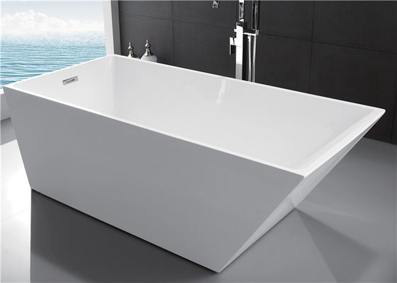 Small Free Standing Bath Tubs , Freestanding Acrylic Soaking Tub OEM Avaliable supplier