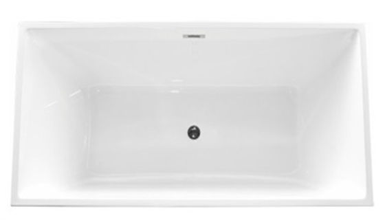 Seamless PMMA Acrylic Free Standing Bathtub Portable High Water Capacity supplier