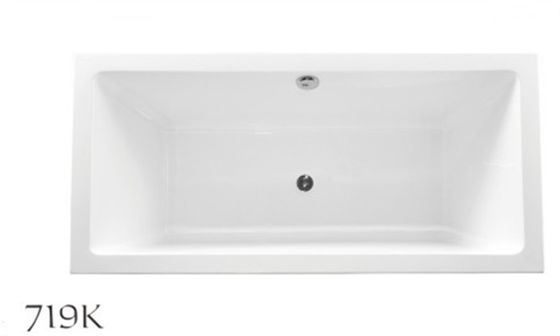 Contemporary Acrylic Free Standing Bathtub PMMA Material 1700 * 800 * 600mm supplier