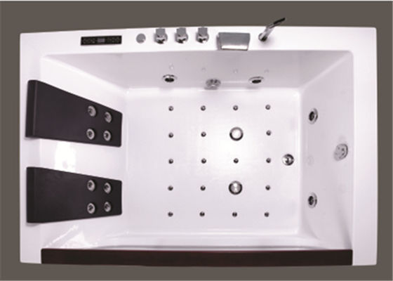 Ergonomic Bathing Jacuzzi Whirlpool Bath Tub With Optional Pump Location supplier
