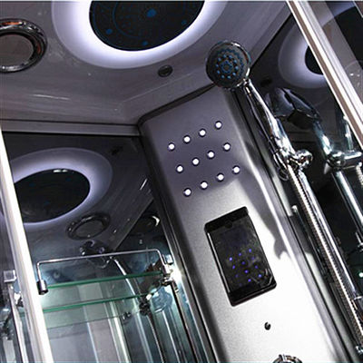 Indoor Glass Sauna Steam Shower Enclosure Unit , One Person Steam Shower Stall supplier