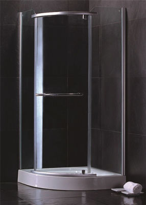 Single Sliding Door Quadrant Shower Enclosures Hinged Open Style Elegant supplier