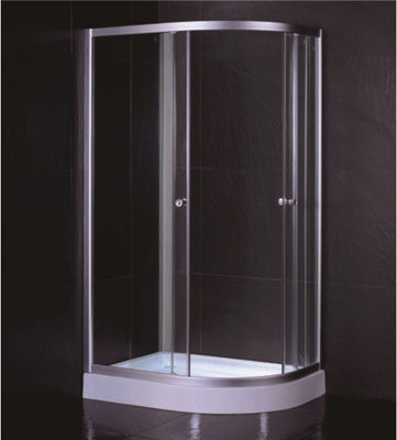 Oval Shape 1000 X 800 Quadrant Shower Enclosures And Tray With Low Resin Tray supplier