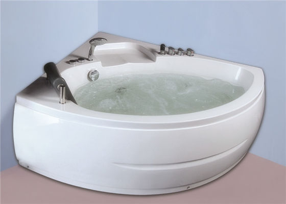 Luxury Small Corner Whirlpool Bathtub Massage Tub Freestanding For 1 Person supplier
