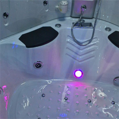 Comfortable Whirlpool Steam Shower Bath Cabin Unit With Computer Control Panel supplier