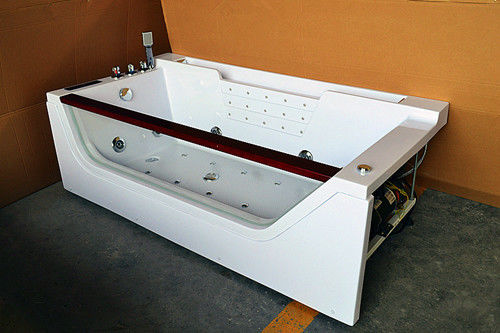 Computerized 70 Inche Mini Indoor Hot Tub Single Person Hot Tub With 12 Massage Air Jets supplier