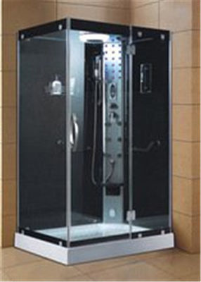 Sliding Door Fiberglass Shower Stalls Complete Shower Enclosures With Back Lights supplier