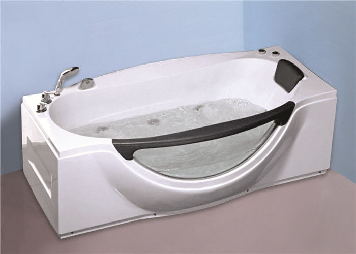 1800MM Small Portable Hot Tubs , Single Person Freestanding Whirlpool Tub With Light supplier