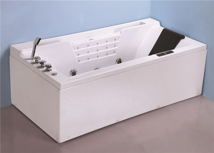 Hydromassage Jacuzzi Whirlpool Bath Tub With 1500w Heater 4 Back Jets supplier