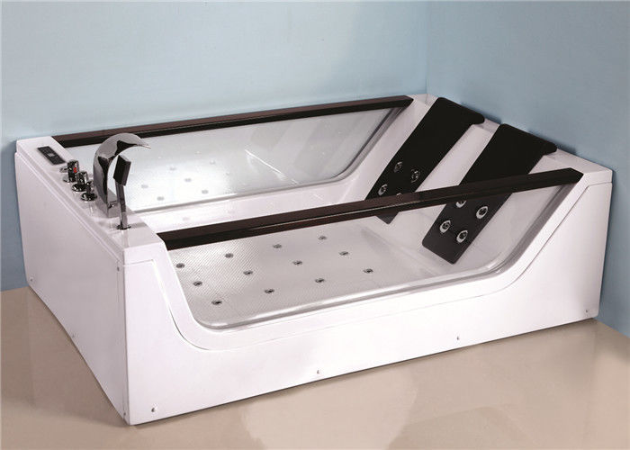 Electronic Control Large Jacuzzi Bathtub , Jacuzzi Air Tub With 8 Hydrotherapy Jets supplier