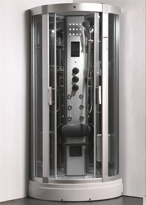 Enclosed Steam Shower Bath Cabin Spa Shower Enclosures With Aluminum Alloy Column supplier