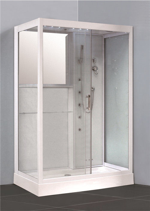 Large Rectangular Walk In Shower Enclosures Stand Alone Shower Units With Steam Systems supplier