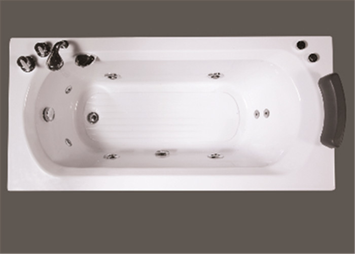 Comfortable Freestanding Air Jet Tub, Consonance Two Person Whirlpool Bathtub