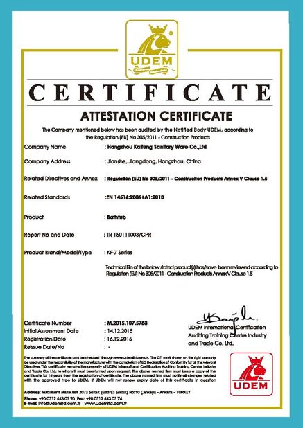 Hangzhou Kaifeng Sanitary Ware Co.,Ltd